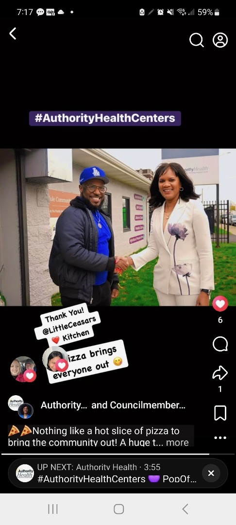 Brandon with community leaders